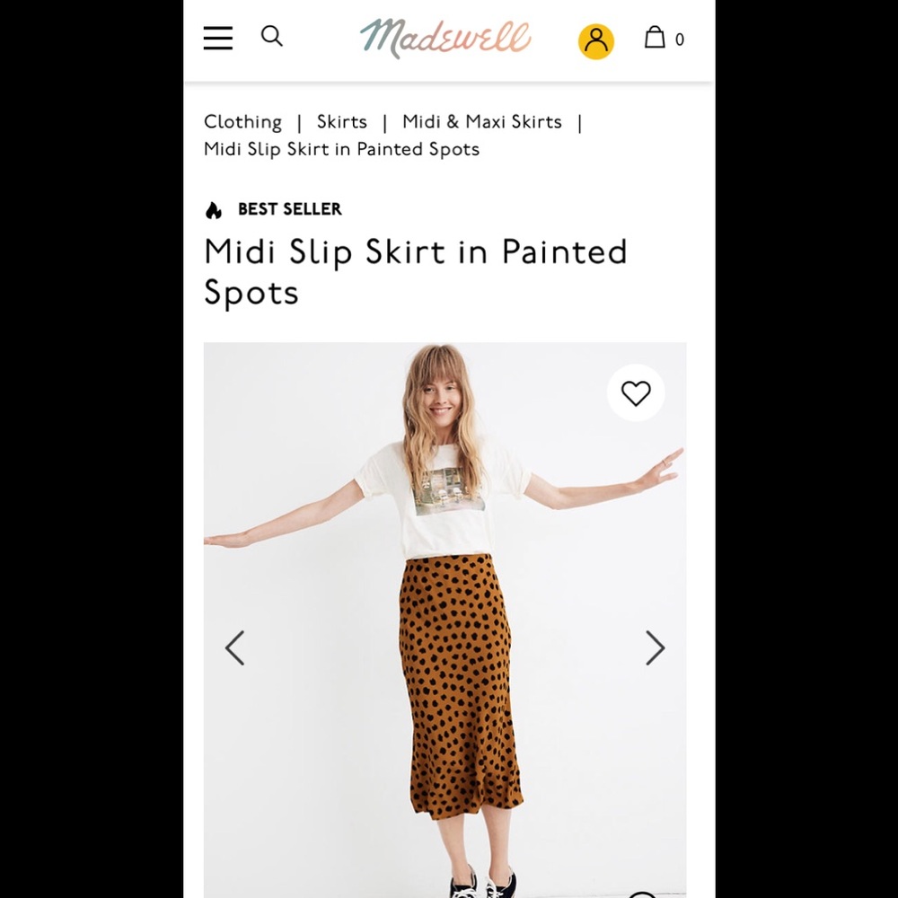 Madewell Midi Slip Skirt